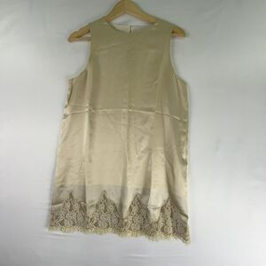 Reformation Silk Dress In Almond